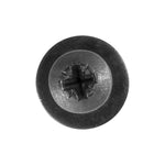 M4.2-1.41x15mm Phillips Pan Head SEMS Tapping Screw, Type A/AB, 12mm Washer, Black