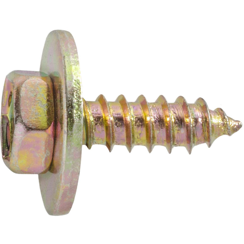 M4.8-1.61x16mm Hex Head SEMS T.S Screw, Type A/AB, 16mm Washer, Zinc
