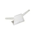 White Nylon Windshield Molding Clip