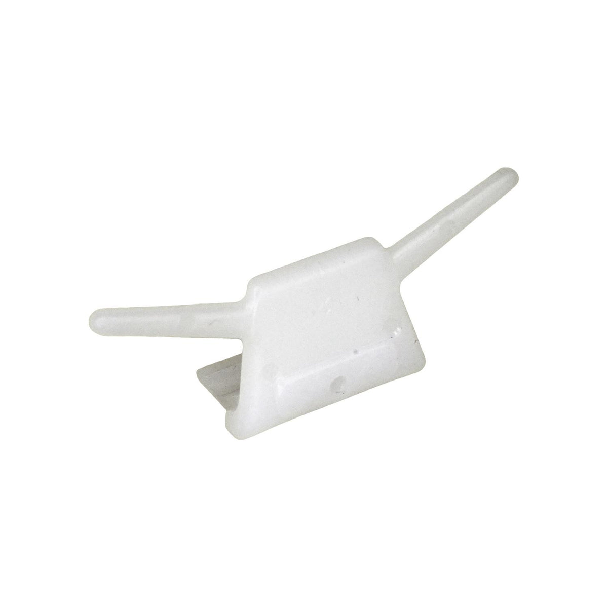 White Nylon Windshield Molding Clip