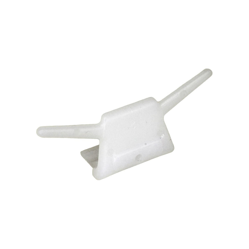 White Nylon Windshield Molding Clip