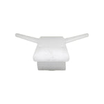 White Nylon Windshield Molding Clip