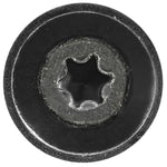 M6-1.0x20mm Button Head Torx Body Bolt, Dog Point, 18mm Washer, Black