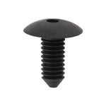 8mmx21mm Black Nylon Single Head Insulation Panel Christmas Tree Retainer, 20.5mm Head