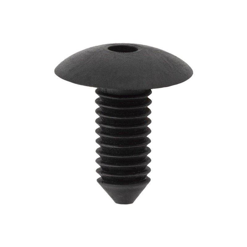 8mmx21mm Black Nylon Single Head Insulation Panel Christmas Tree Retainer, 20.5mm Head