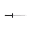 0.125" Black Specialty Rivet, 0.125"- 0.375" Grip