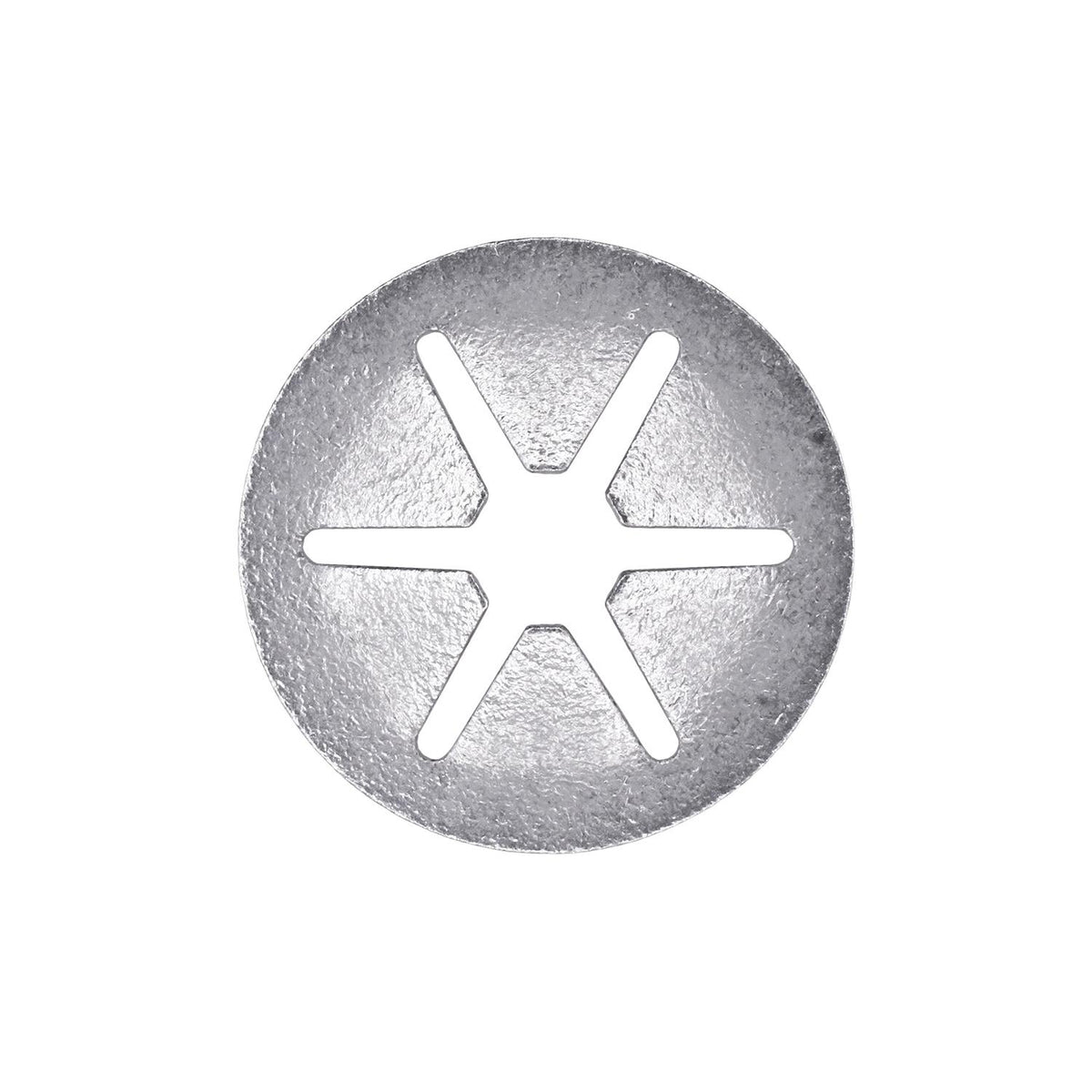 1/4" Stud For Non-Threaded Studs Push Nut, Zinc