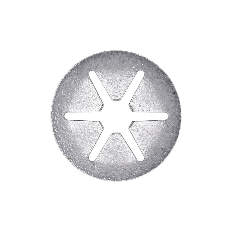 1/4" Stud For Non-Threaded Studs Push Nut, Zinc