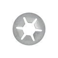 3/8" Stud For Non-Threaded Studs Push Nut, Zinc