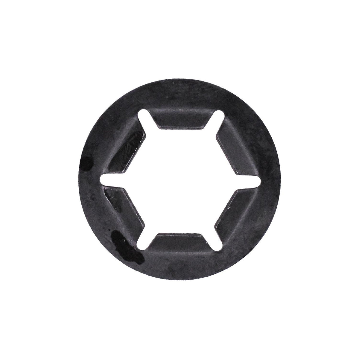 1/2" Stud For Non-Threaded Studs Push Nut, Black