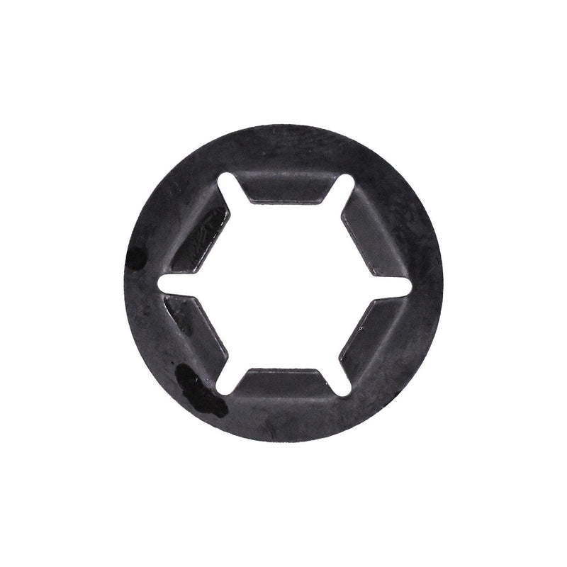 1/2" Stud For Non-Threaded Studs Push Nut, Black