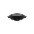 11/16" Black Polyethylene Nylon Flush Hole Plug, 1" Head