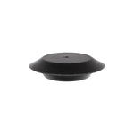 11/16" Black Polyethylene Nylon Flush Hole Plug, 1" Head