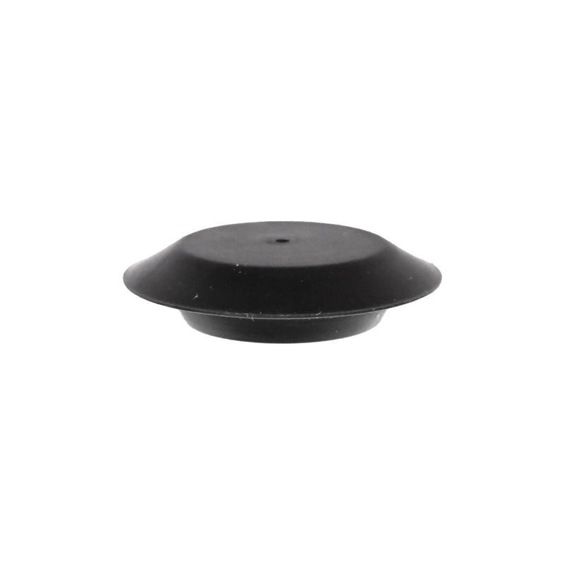 11/16" Black Polyethylene Nylon Flush Hole Plug, 1" Head