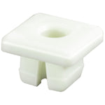 M5.48 White Nylon Tail Lamp Screw Grommet, 10mm Hole