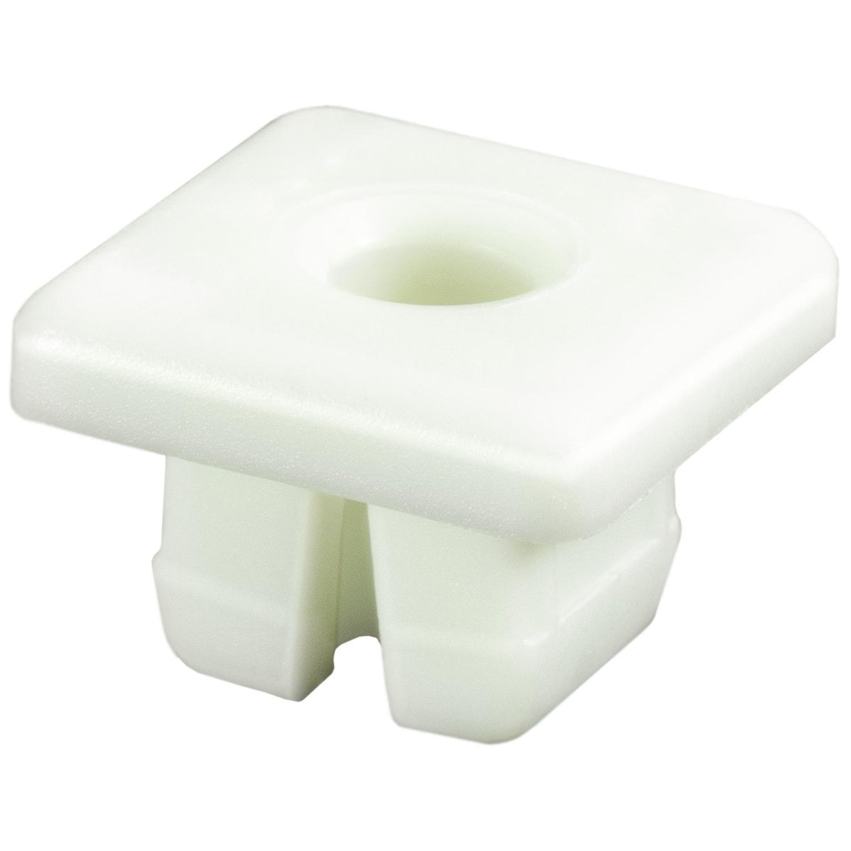 M5.48 White Nylon Tail Lamp Screw Grommet, 10mm Hole