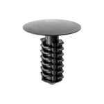 6.35mmx16mm Black Single Head Hood Seal Christmas Tree Retainer, 16mm Head