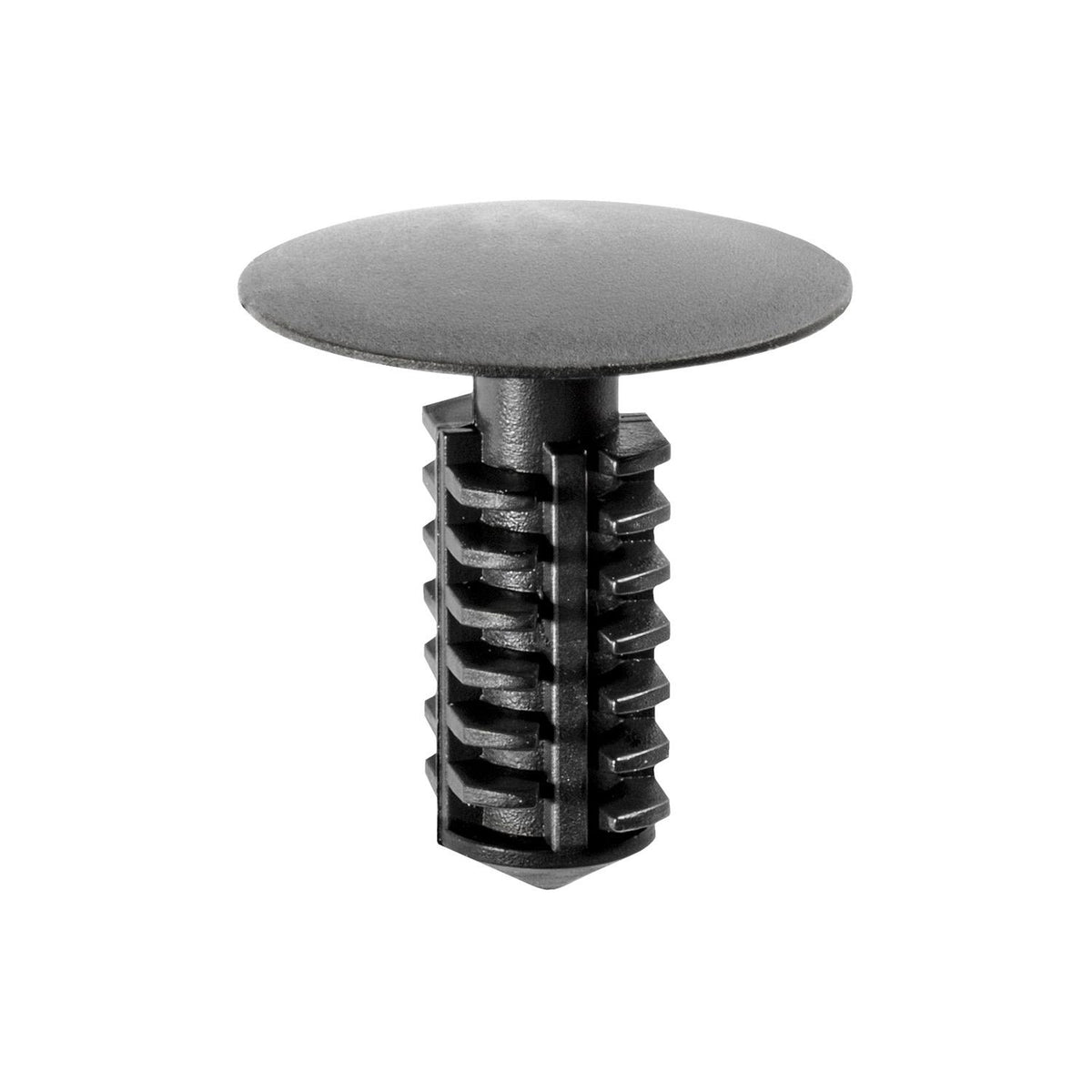6.35mmx16mm Black Single Head Hood Seal Christmas Tree Retainer, 16mm Head