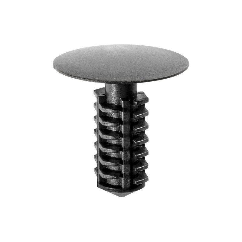 6.35mmx16mm Black Single Head Hood Seal Christmas Tree Retainer, 16mm Head