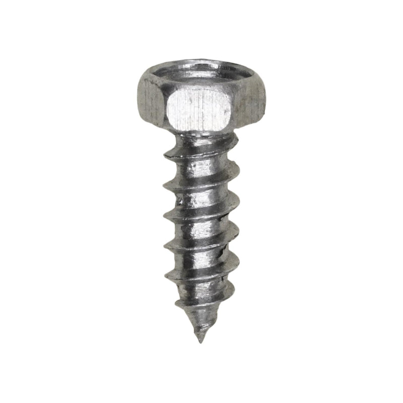 #8x1/2" Indented Hex Head Tapping Screw, Type A/AB, Zinc Chromate