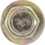 M4x12mm Hex Head SEMS Screw, 7.9mm Washer, Yellow Zinc Chromate