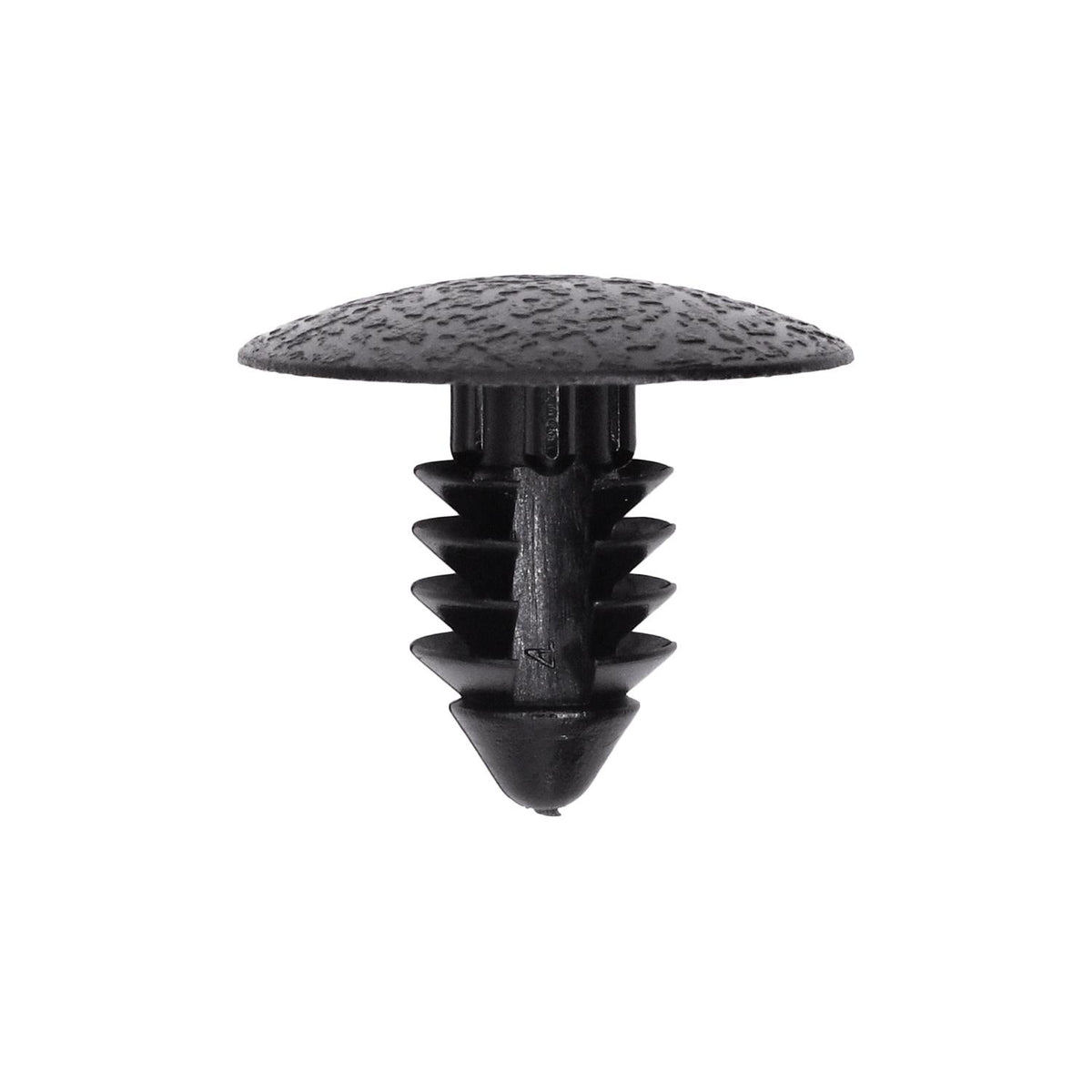 6.3mmx13mm Black Nylon Single Head Trim Panel Christmas Tree Retainer, 17.8mm Head