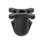 Black Nylon Headlamp Housing Adjusting Nut, 6mm Thread