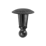 15mm Black Nylon Cowl Retainer, 13mm Head
