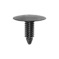 6.3mmx20.5mm Black Nylon Single Head Fender Apron, Hood Insulator Christmas Tree Retainer, 25.4mm Head