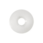 M4.8 White Nylon Interior Trim Screw Grommet, 8.5mm Hole, 15mm Head