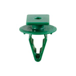 7mm Slot Green Nylon Double Head Cowl Christmas Tree Retainer, 10mmx14mm Head