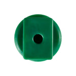 7mm Slot Green Nylon Double Head Cowl Christmas Tree Retainer, 10mmx14mm Head