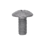 M6-1.0x12mm Duo Drive Truss Head Duo-Drive License Plate Screw, Silver Dacromet