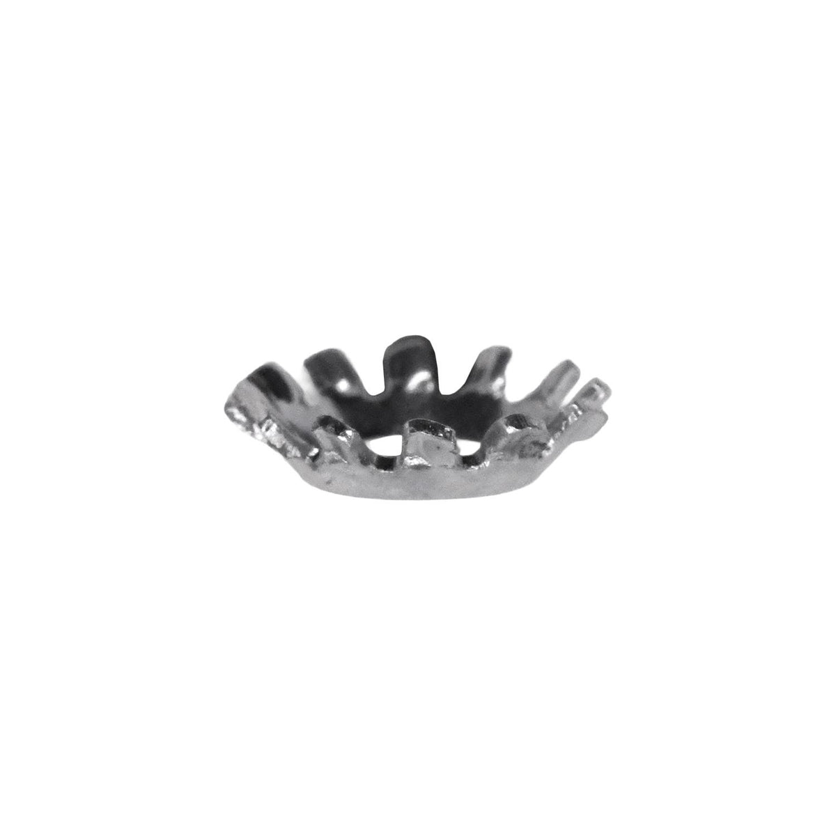 #12 Countersunk External Lock Washer, 0.421" OD, Zinc