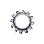 5/16" Countersunk External Lock Washer, 0.599" OD, Zinc