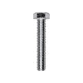 3/8"-16x2" Hex Head Body Tap Bolt, Zinc