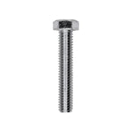3/8"-16x2" Hex Head Body Tap Bolt, Zinc