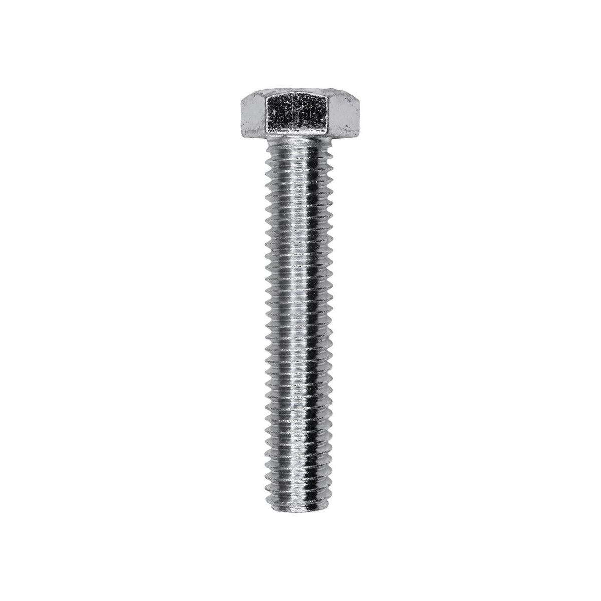 3/8"-16x2" Hex Head Body Tap Bolt, Zinc