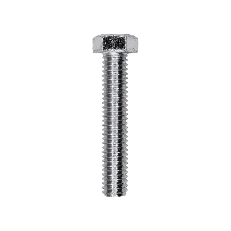 3/8"-16x2" Hex Head Body Tap Bolt, Zinc