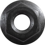 1/4"-20 Spin Lock Nut withSerrations, Black