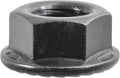 3/8"-24 Spin Lock Nut withSerrations, Black