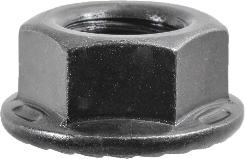 3/8"-24 Spin Lock Nut withSerrations, Black