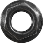 3/8"-24 Spin Lock Nut withSerrations, Black