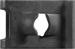 #8 Spring Type U-Nut Screw, Panel 0.050-0.090", Black