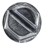 #14x1" Slotted Hex Head Flange Washer Tapping Screw, Type A/AB, Zinc