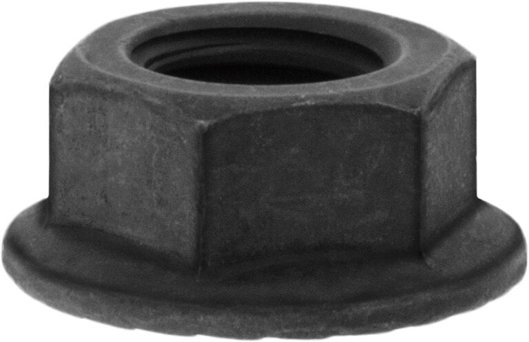 1/2"-13 Spin Lock Nut withSerrations, Black