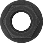 1/2"-13 Spin Lock Nut withSerrations, Black