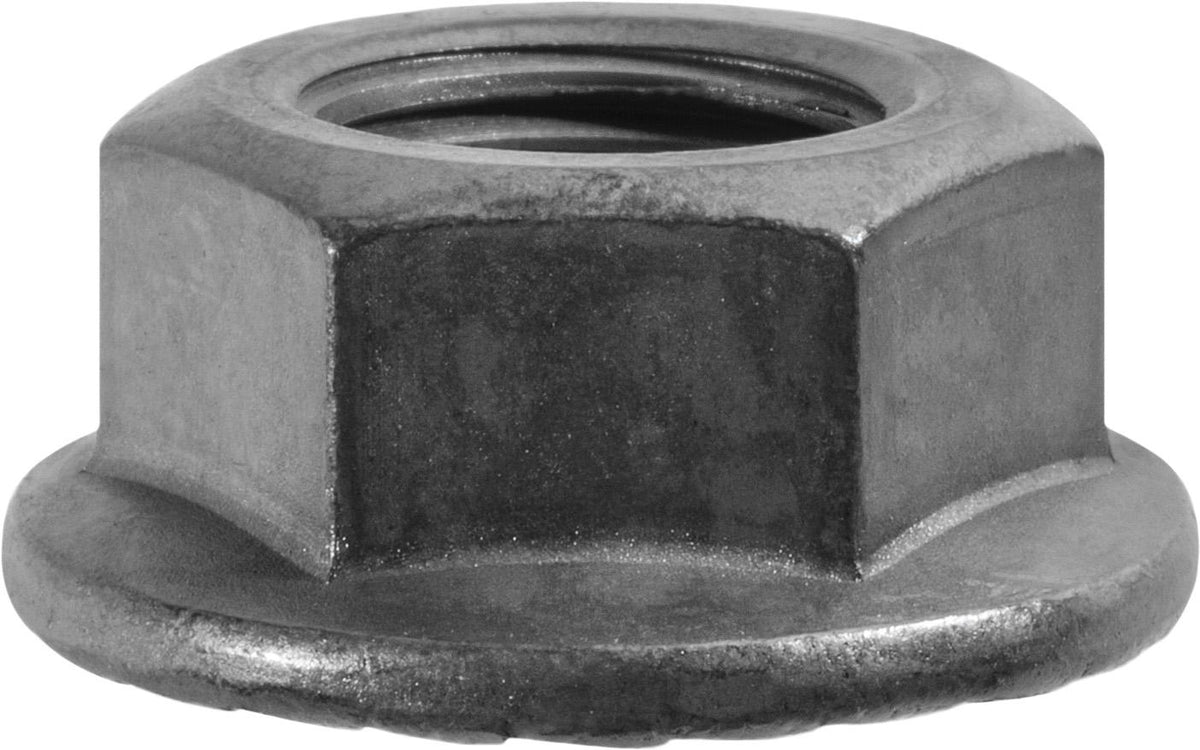 1/2"-20 Spin Lock Nut withSerrations, Black