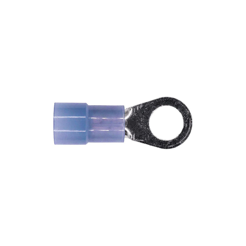 5/16"-3 Blue Copper Solderless Terminal Ring 6 Gauge Stud, Tin