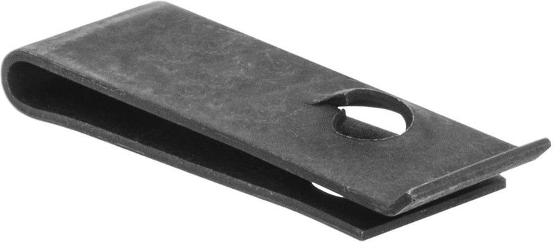 #10 Spring Type U-Nut Screw, Panel 0.062-0.094", Black
